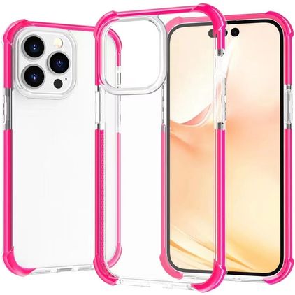 Mobigear Full Bumper iPhone 14 Plus Hardcase Etui plecki Wstrząsoodporne - Magenta