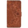 Mobigear Mandala iPhone 11 Pro Lompakkokotelo + Setelitasku - Ruskea