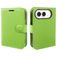 Mobigear Classic iPhone Duo Funda tipo libro Cartera - Verde