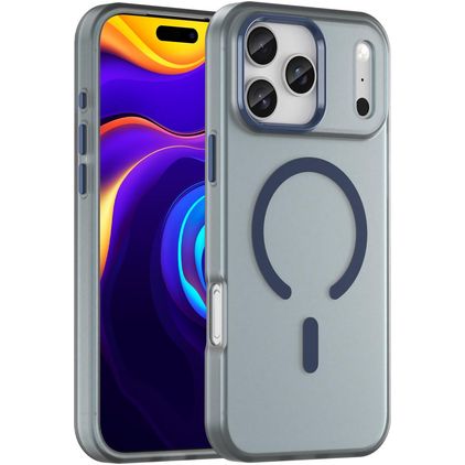 Mobigear Shockproof iPhone 17 Pro Max MagSafe Hardcase Back cover - Blu scuro