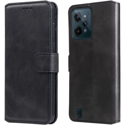 Mobigear Wallet Realme C31 Funda tipo libro Cartera - Negro