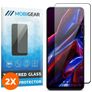 Mobigear Premium POCO X5 Cristal templado Protector de pantalla - Compatible con fundas - Negro (pack de 2)