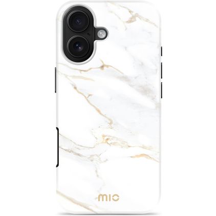 MIO iPhone 17 MagSafe Hardcase Back cover - White Marble
