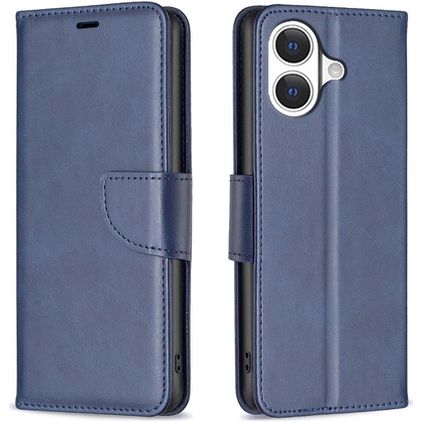 Mobigear Excellent iPhone 17 Funda tipo libro Cartera - Azul