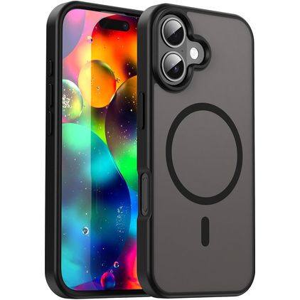 Mobigear Shockproof iPhone 17 MagSafe Hardcase Back cover - Nero