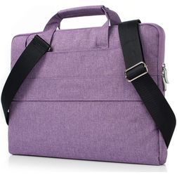 Mobigear Denim Zipper Laptop Shoulder bag 11 - 12 inch Laptop Bag - Purple
