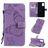 Mobigear Butterfly Samsung Galaxy A71 Wallet case - Purple