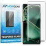 Mobigear Premium OPPO Find X6 Tempered Glass Screen Protector - Case Friendly - Black