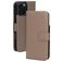 Mobiparts iPhone 16 Pro Max MagSafe Cover Ægte læder Aftageligt 2-i-1-pungetui med Seddelrum - Taupe