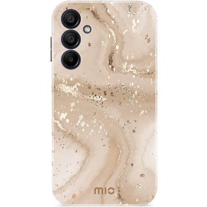 MIO Samsung Galaxy A15 MagSafe Plástico rígido Capa traseira - Gold Marble