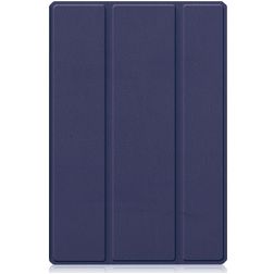Mobigear Tri-Fold Gel Samsung Galaxy Tab A8 10.5 (2021) TPU / Cuero sintético Funda tipo libro - Azul oscuro