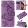 Mobigear Butterfly iPhone 16 Pro Etui z klapką typu portfel - Fioletowy