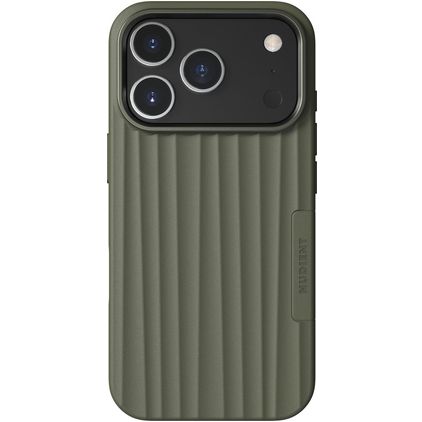 Nudient Bold iPhone 17 Pro MagSafe Kova Suojakuori - Olive Green