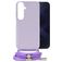 Mobilize Lanyard Gelly Samsung Galaxy A15 Flexibel TPU Skal med rem - Pastel Purple