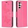 Mobigear Butterfly Samsung Galaxy S23 FE Pungetui med Seddelrum - Magenta