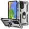 Mobigear Armor Ring Samsung Galaxy A73 Plástico rígido Capa traseira Antichoque com anel - Prateado
