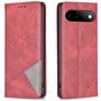 Mobigear Rhombus Slim Google Pixel 11 Lompakkokotelo - Punainen