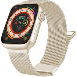 Mobigear Luxury Loop Maglia milanese Apple Watch Cinturino Chiusura magnetica - 49/46/45/44 mm - Galassia