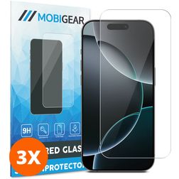 Mobigear iPhone 16 Pro Glas Skærmbeskytter - Case Friendly (3-pak)