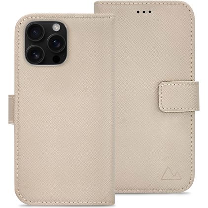 My Style Flex Wallet iPhone 16 Pro Max Funda tipo libro Cartera - Warm Taupe
