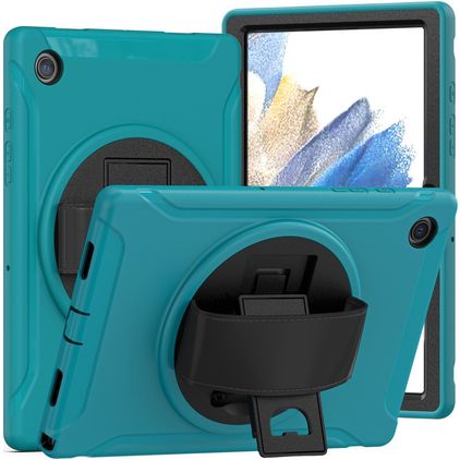 Mobigear SureGrip Samsung Galaxy Tab A8 10.5 (2021) Plastica rigida / Silicone Back cover + Supporto - Blu