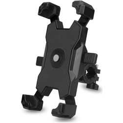 Mobigear PushHold Soporte de bicicleta Fijación al manillar Pinza Universal - Negro