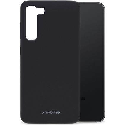Mobilize Rubber Gelly Samsung Galaxy S23 FE Flexibel TPU Skal - Matt Black