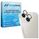 Mobigear Single iPhone 13 Mini Cristal templado Protector de lente de cámara - Compatible con fundas - Blanco estrella