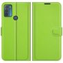 Mobigear Classic Motorola Moto G50 Cover a libro portafoglio - Verde