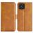 Mobigear Slim Magnet HONOR X8 Wallet case - Cognac