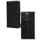 Mobilize Wallet iPhone 15 Pro Piel auténtica Funda tipo libro Cartera - Negro
