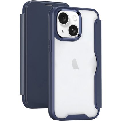 Mobigear Smart Fit iPhone 15 Plus Hardcase Cover a libro - Viola