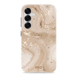 MIO Samsung Galaxy S25 MagSafe Funda Plástico rígido Carcasa - Gold Marble