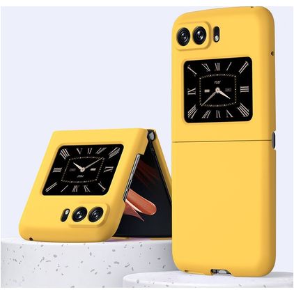 Mobigear Colors Motorola Razr (2022) Hard Case Back cover - Yellow