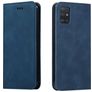 Mobigear Retro Slim Samsung Galaxy A71 Cover a libro - Blu