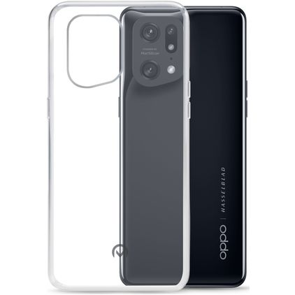 Mobilize Gelly Transparente OPPO Find X5 Pro TPU flexível Capa traseira - Transparente