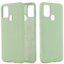 Mobigear Rubber Touch Samsung Galaxy M51 Silicone Capa traseira - Verde