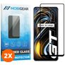 Mobigear Premium Realme GT Szkło hartowane Ochrona ekranu - Kompatybilna z etui - Czarny (2 szt.)