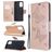 Mobigear Butterfly Samsung Galaxy S20 Plus Capa livro Carteira - Rosa dourado
