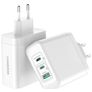 Mobilize Wall Charger Triple USB / USB-C Ładowarka sieciowa Power Delivery 100W - Biały