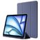 Mobigear Tri-Fold Gel iPad Air 11 polegadas (2024) TPU / Pele sintética Capa livro + Suporte para caneta stylus - Roxo