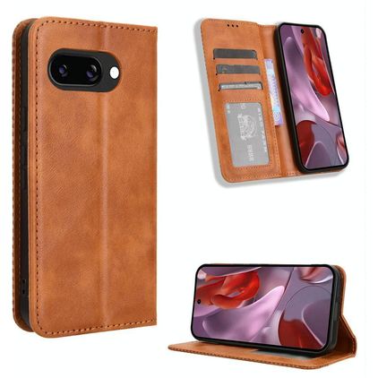 Mobigear Sensation Google Pixel 9a Wallet case - Brown