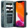 CaseMe 008 iPhone 12 Mini Funda tipo libro 2 en 1 con carcasa extraíble Cartera - Azul