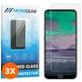 Mobigear Nokia 3.4 Cristal templado Protector de pantalla - Compatible con fundas (pack de 3)