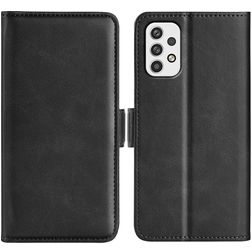 Mobigear Slim Magnet Samsung Galaxy A23 Pungetui med Seddelrum - Sort
