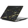 Mobigear Marble MacBook Pro 16 Inch (2021-2026) Hardshell MacBook Case - Black / Brown - Model A2485 / A2780 / A2991 / A3186 / A3428 / A3429