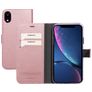 Mobiparts Saffiano Wallet iPhone XR Funda tipo libro Cartera - Rosa