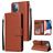 Mobigear Wallet iPhone 14 Plus Plånboksfodral med sedelfack - Brun