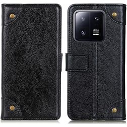 Mobigear Ranch Xiaomi 13 Knížkové pouzdro Peněženka - Černá