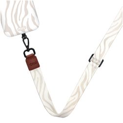 MIO Lanyard Cordino per cellulare universale regolabile - Sandy Zebra